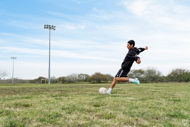 Soccer is a popular sport in the community of Brownsville.