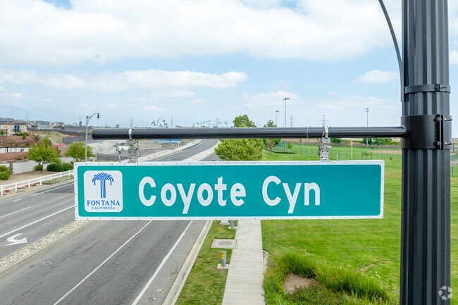 Coyote Canyon is a neighborhood inside the city of Fontana, Ca.