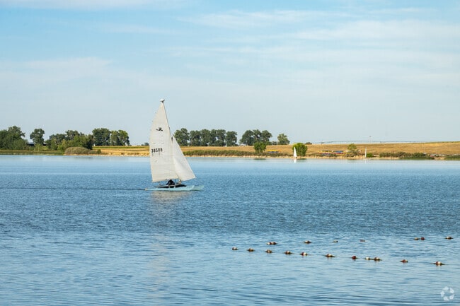 A boat launch at Union Reservoir lets you set sail.