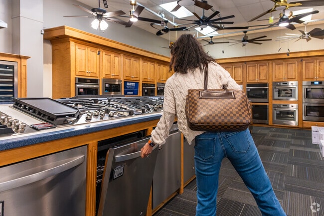 Factory Direct showcases the finest appliances to the New Mark neighborhood.