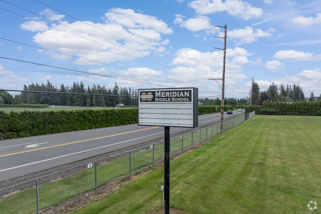 Meridian Middle School signage