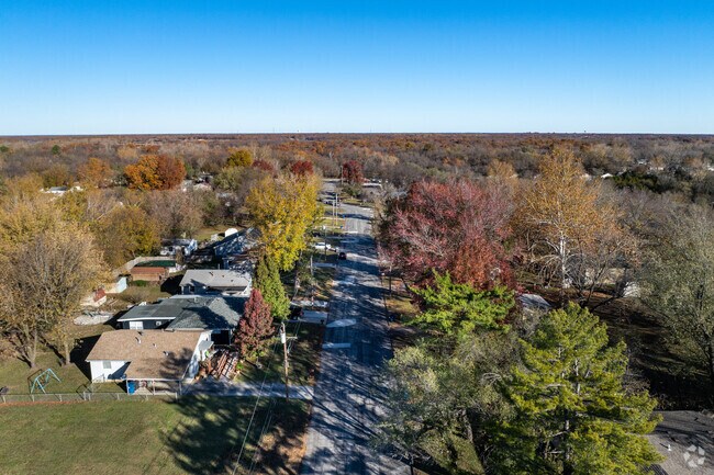 Jefferson homes are generally spaced closely together on residential blocks.