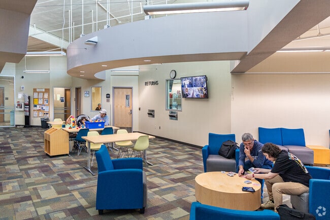 The Spring Valley Library offers a cosy place to study or learn.