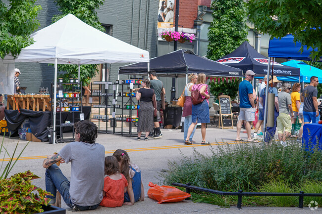 The Lafayette Farmers Market is a great place for families.