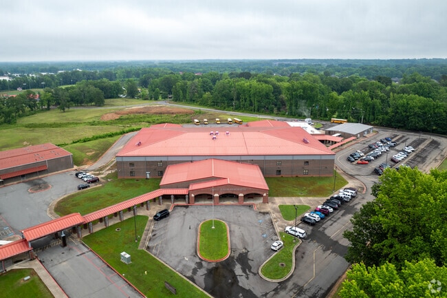 Cabot Junior High School is a popular option for students after elementary.