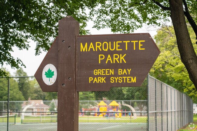The Marquette Park offers almost 8 acres of green space for the  Green Bay community to enjoy.
