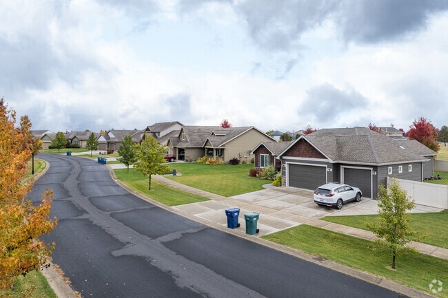 North Prairie features many new construction homes.