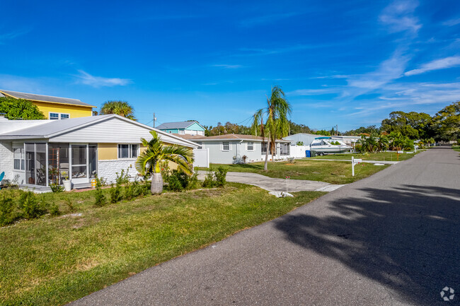 The Del Prado neighborhood has colorful homes around every corner.