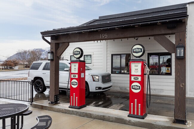 The drive thru at Soda Retreat, located in the Salem neighborhood, offers quick service.