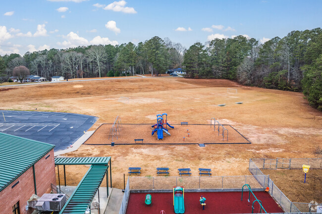 West Haralson Elementary School's campus comes equipped with spacious outdoor recreational area.