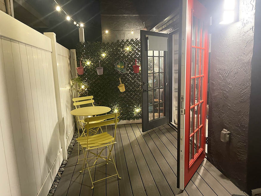 outdoor deck