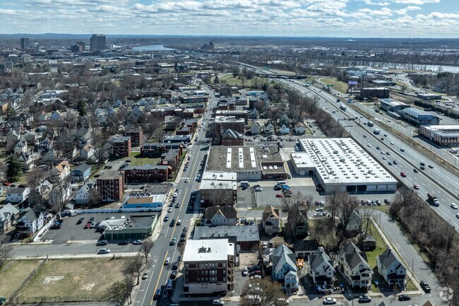 Brightwood neighborhood is alongside the elevated portion of Interstate 91 in Springfield.