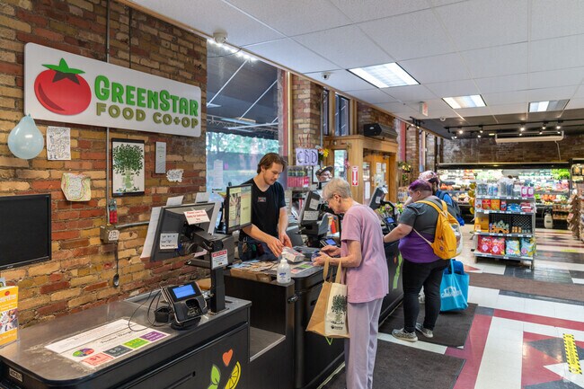 GreenStar Food Coop near Cornell Heights has three locations in Ithaca and over 13,000 members.