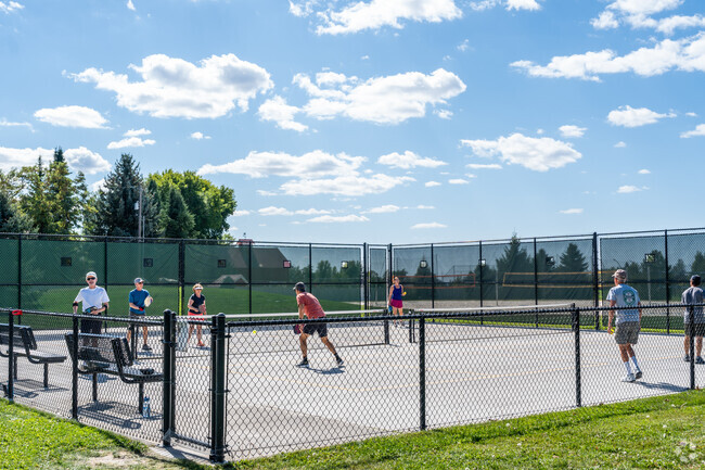 The south hill aquatic center also features local pickle ball games.