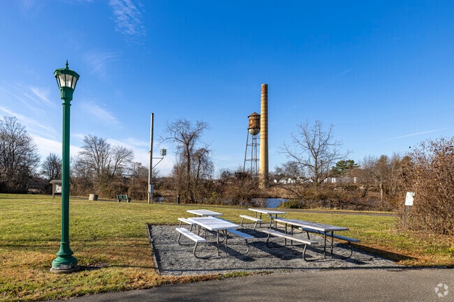 Mill Pond Park features a picnic Grove Area behind Milltown Rescue Squad.
