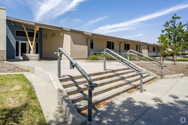 A modern classroom awaits students at Fugman Elementary School in Northeast Fresno.