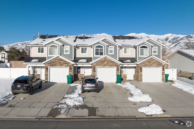 Two Story traditional style townhomes are developing rapidly in Layton.