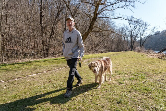 Take a hike through Brandywine Creek State Park in Talleyville, a pet-friendly destination with beautiful wooded paths.
