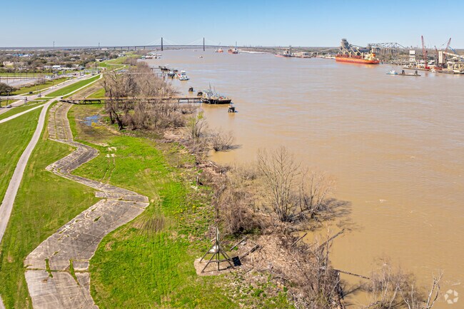 Luling sits along the West Bank of the Mississippi River, 20 miles upriver from New Orleans.