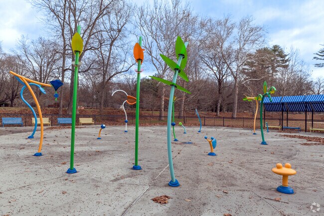 The Water Spray Park is just a section of Look Park, an institution in the Leeds neighborhood.