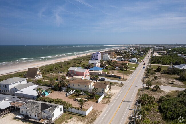 Beach front homes are a favorite in Vilano Beach.