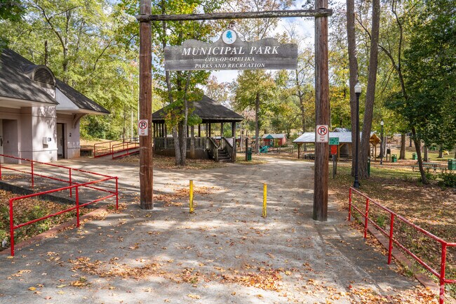 Municipal Park is located north of Downtown Opelika and features many amenities.