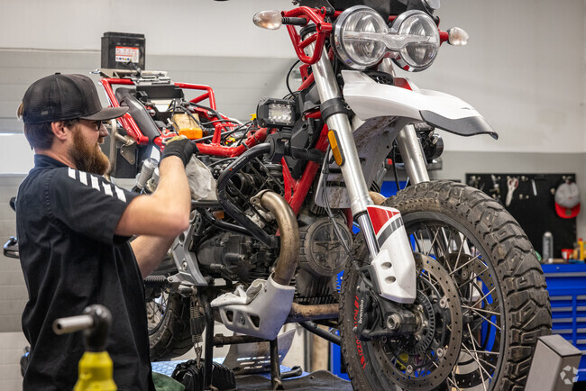 Gas engines are at the core of Grazierville life, typified by the bustling Kissel Motorsports.