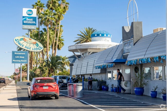 Space Age Lodge and Restaurant is a well-known landmark in Gila Bend.