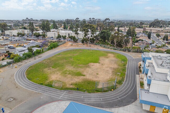 The campus at Harley E. Knox Middle School provides a safe and inclusive environment.