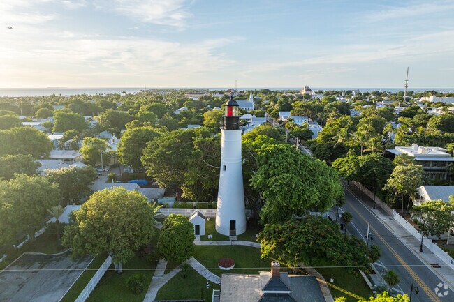 The Key West Lighthouse stands tall in Old Town and serves as a museum today.