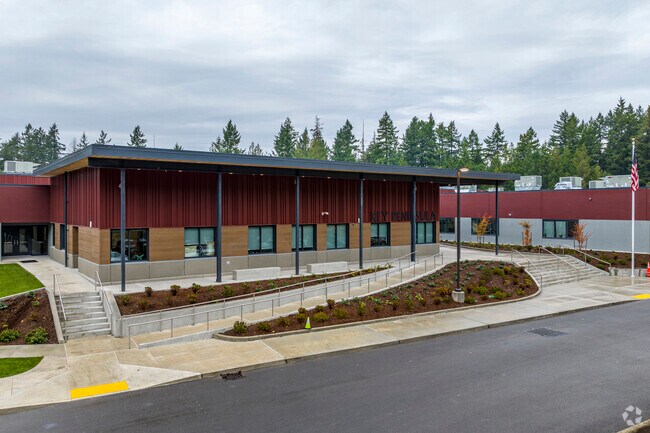Front area of Key Peninsula Middle School.