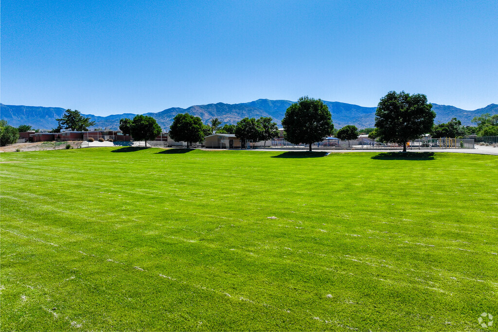 Mc Collum Elementary School can use the grassy fields nearby in Northeast Heights.