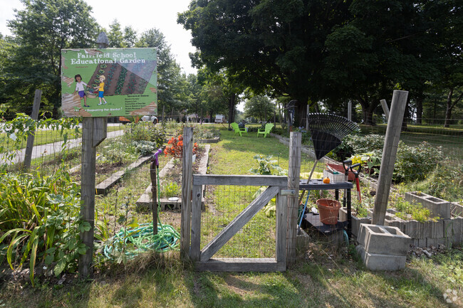 Governor John Fairfield School has a community garden