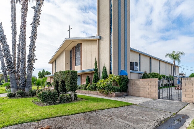 The chapel at St. Pius X Parish School