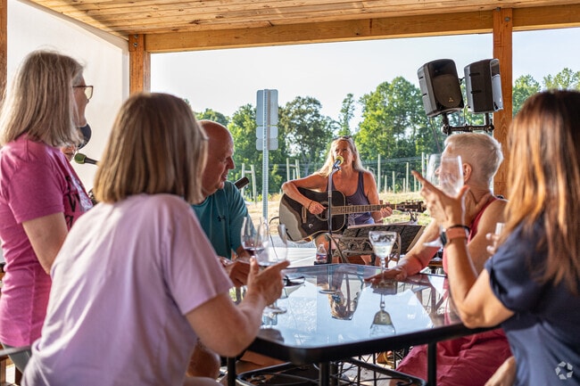 Corteau Vineyards in Golden Beach often hosts events with wine and live music.