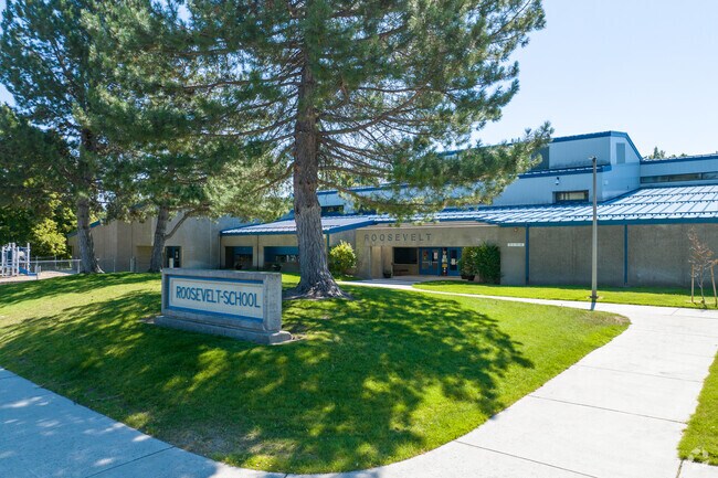 Roosevelt Elementary sits in a quite neighborhood on the south hill of Spokane