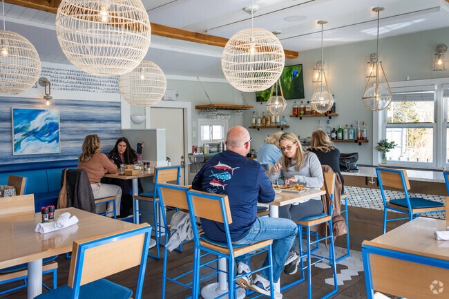 Wickford On The Water in Hamilton, RI, serves up delicious seafood with breathtaking bay views.