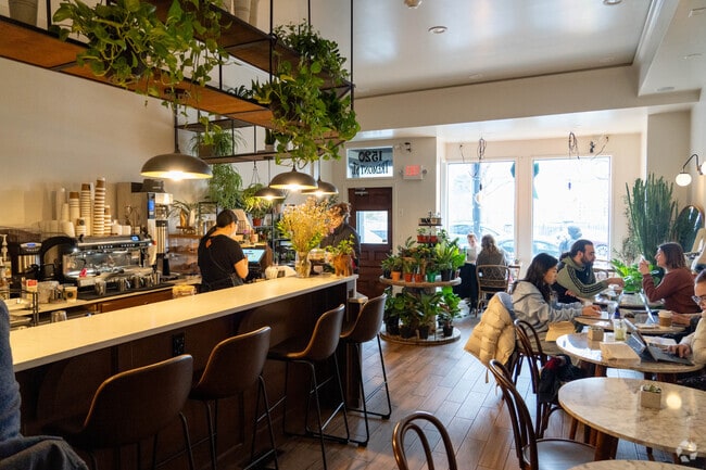 Green Haus Cafe is known as a cozy place to stop in for coffee and fresh energy in Mission Hill.