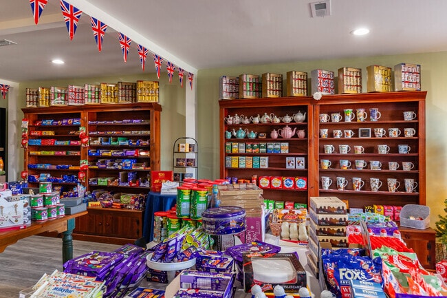 The British Shoppe has a large variety of English made candies and teas in Smyrna.