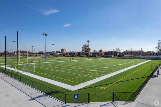 Mckinley High School students love playing football.
