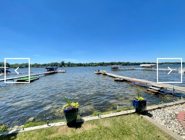 Waterfront view just steps from apt