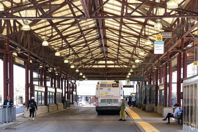 The Lower Roxbury community finds many visitors using its beloved Dudley Station.
