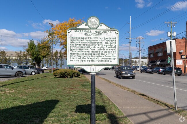 Marshall Memorial Boulevard is located in University District, and is in memory of students.