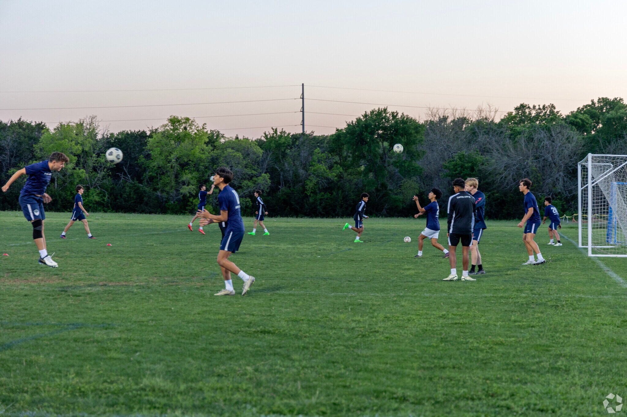 Kids love to play soccer in Northwest Hills.