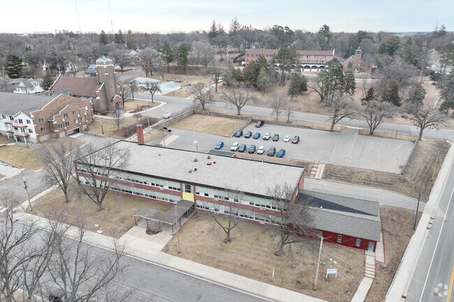 The Sacred Heart School in Sauk Rapids is now the Benton-Stearns Education District.