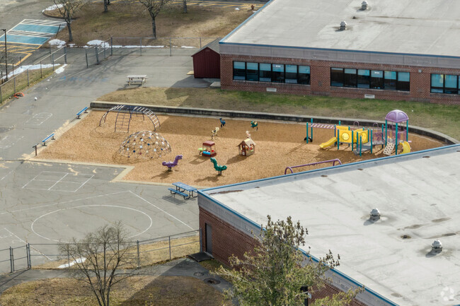Old Mill Pond Elementary School, in Palmer, Massachusetts.
