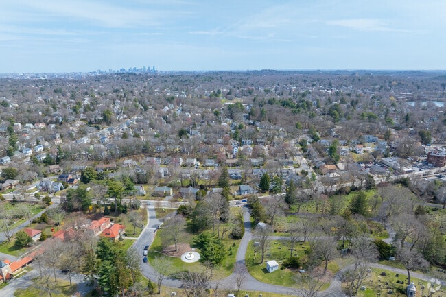 Newton Center is a homey suburb sitting less than 7 miles west of Boston.