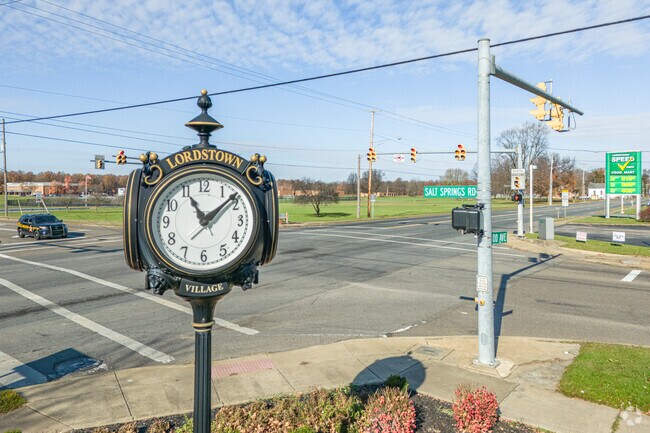Downtown is marked by a recognizable clock in Lordstown.
