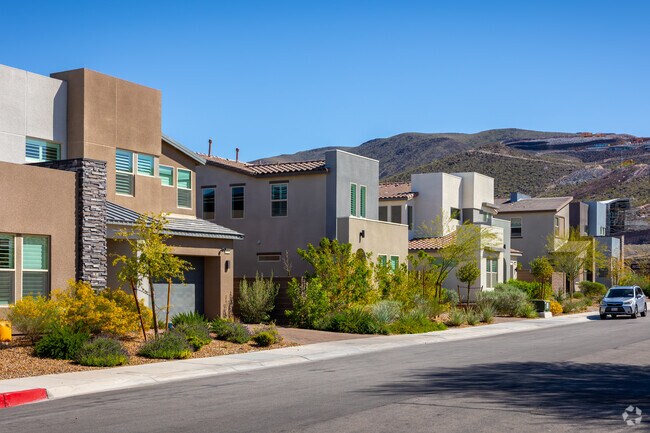 Modern homes boast their grand presence in McCullough Hills.