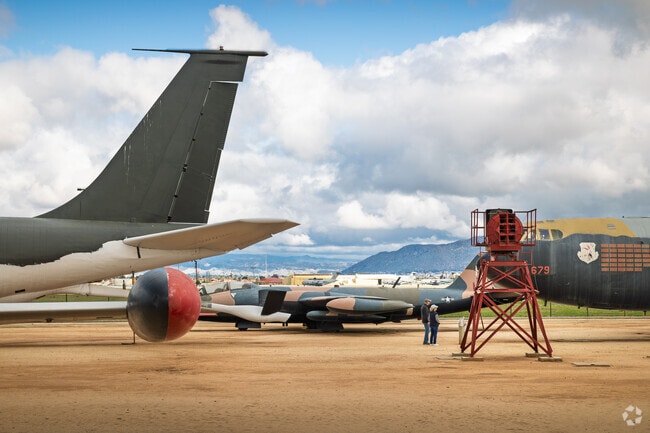 Residents can explore classic planes at March Field Air Museum near Creekside.